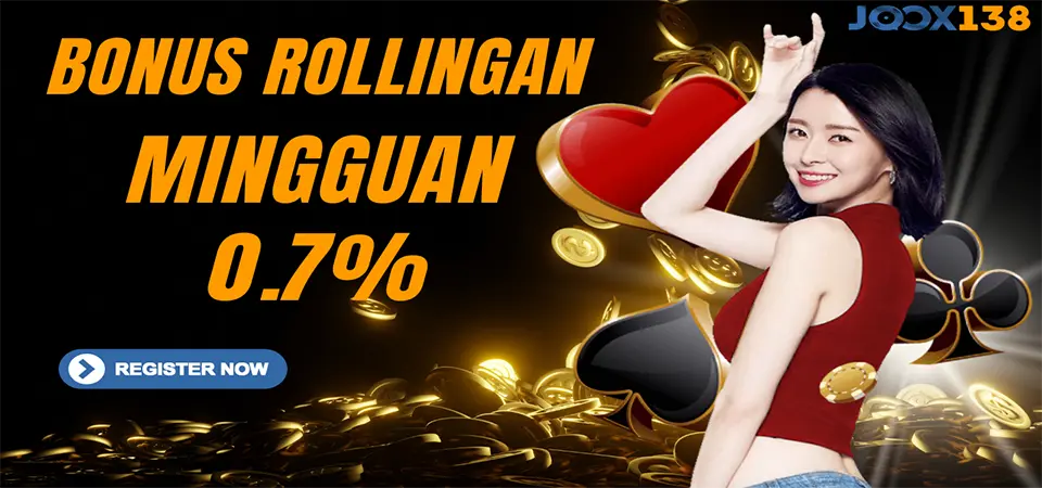 Bonus Rollingan Mingguan Live Casino